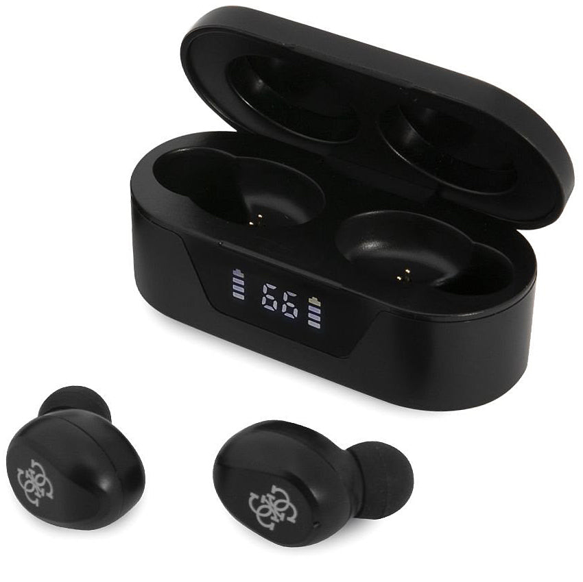 Handsfree Bluetooth Guess Classic Logo, TWS, Čierna