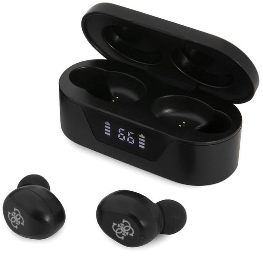 Handsfree Bluetooth Guess Classic Logo, TWS, Čierna