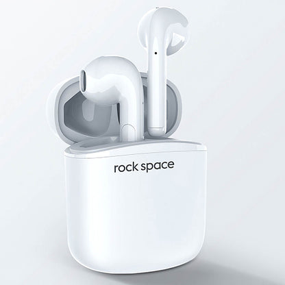 Handsfree Bluetooth Rock Space EB100, TWS, Biela