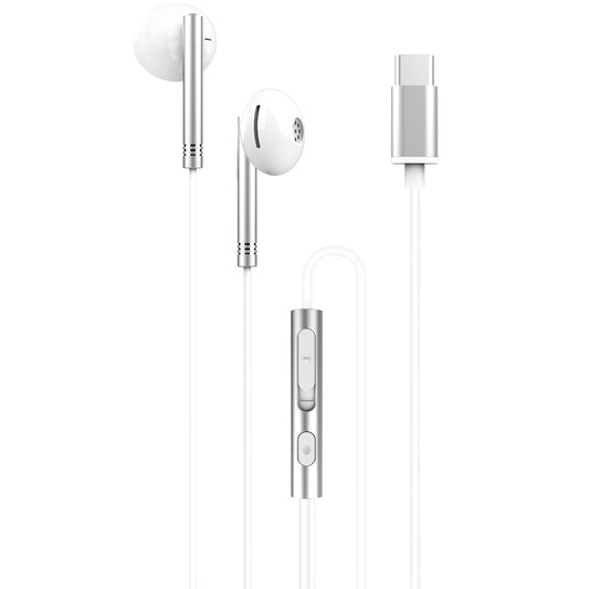 Handsfree USB-C XO Design EP29, Strieborný