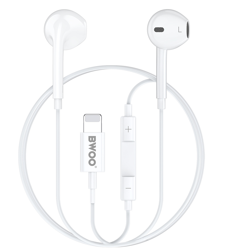 Handsfree Lightning BWOO BO-HF179, Biela