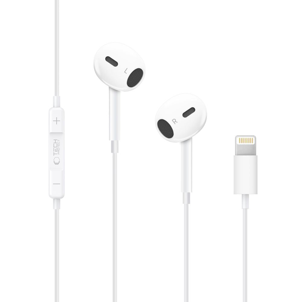 Handsfree Lightning Tech-Protect Ultraboost Core G2, Biela