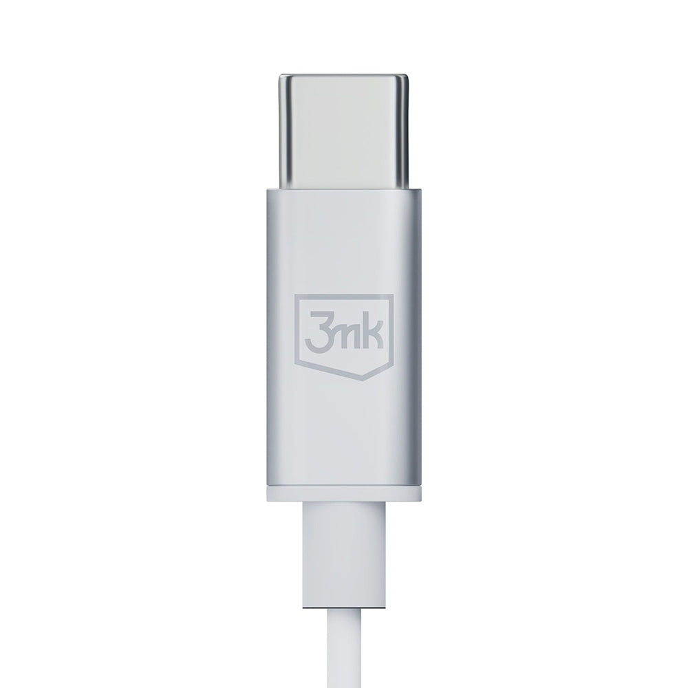 Handsfree USB-C 3MK, White 