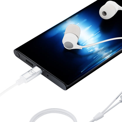 Handsfree USB-C 3MK, White 