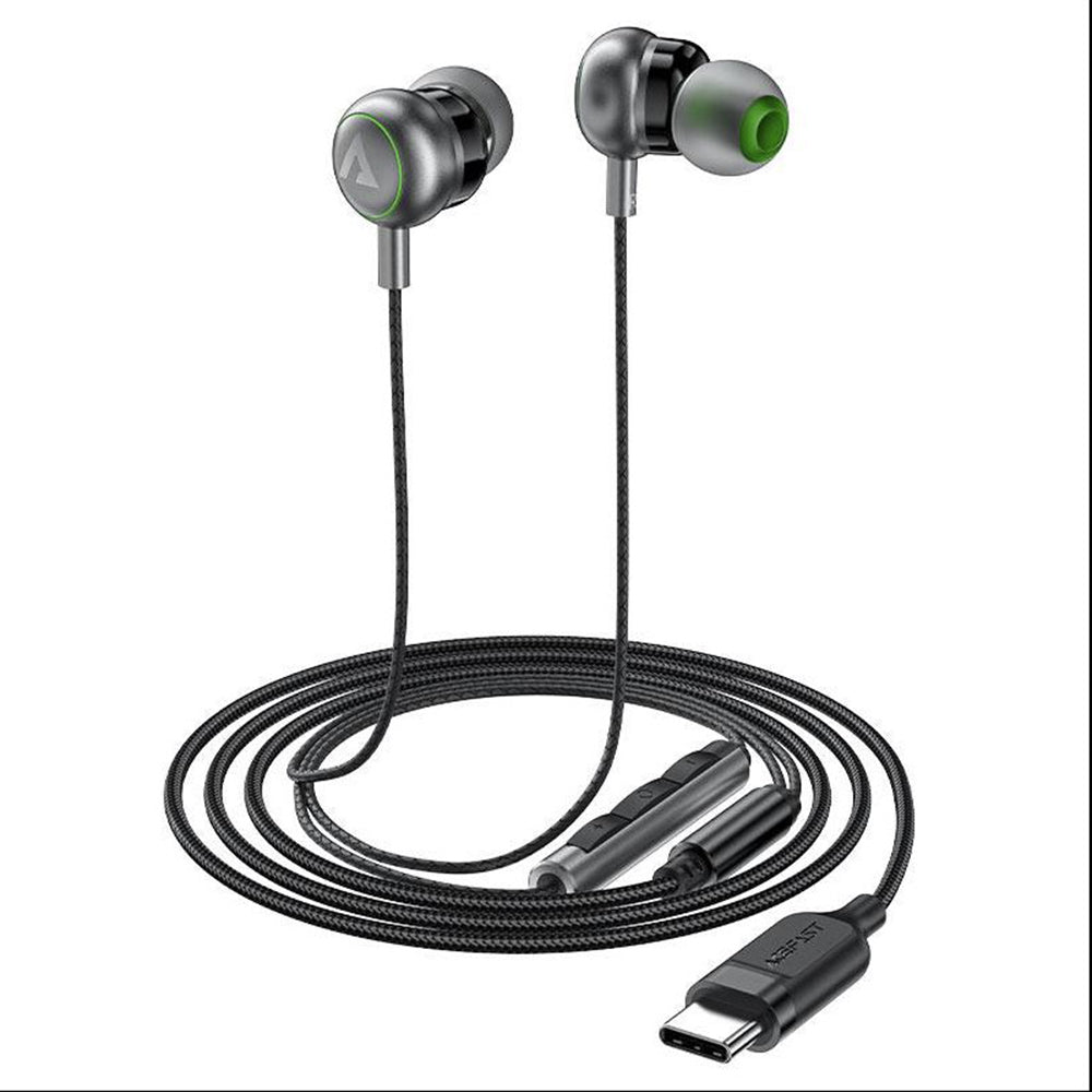 Handsfree USB-C Acefast L5, Čierna