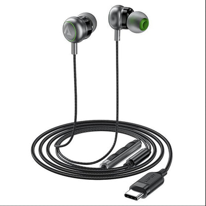 Handsfree USB-C Acefast L5, Čierna