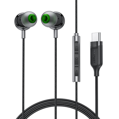 Handsfree USB-C Acefast L5, Čierna