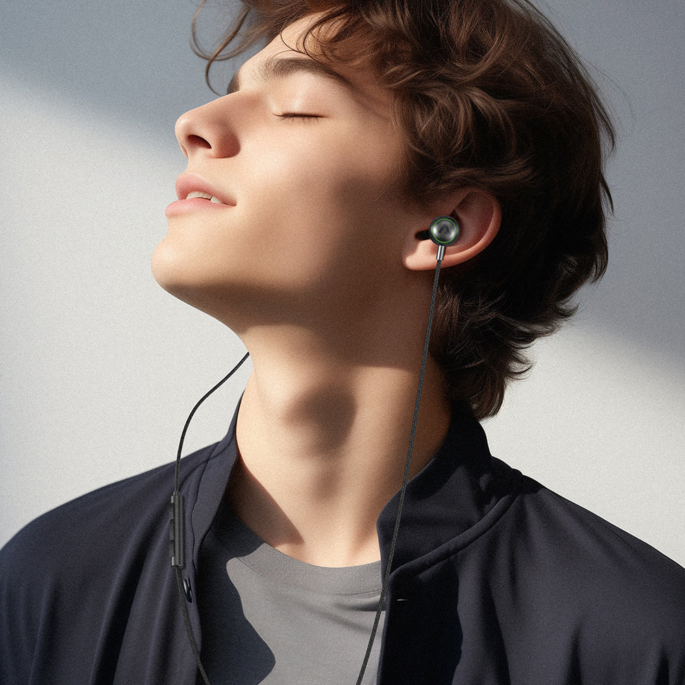 Handsfree USB-C Acefast L5, Čierna