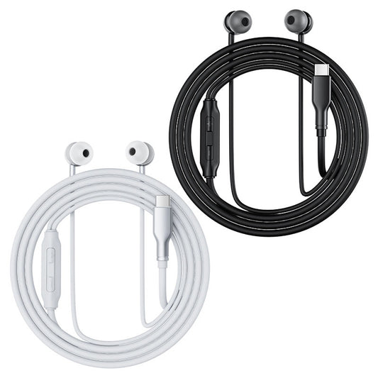 Handsfree USB-C Acefast L8, 1.2m, Sivá