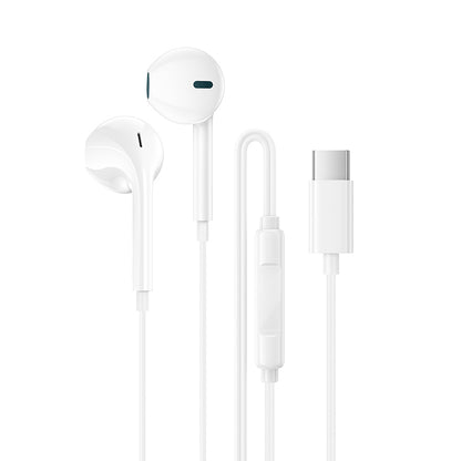 Handsfree USB-C Borofone BM100 Fuente, Biela
