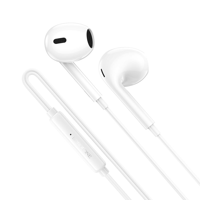Handsfree USB-C Borofone BM100 Max Fuente, Biela
