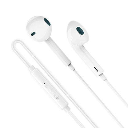 Handsfree USB-C Borofone BM100 Fuente, Biela