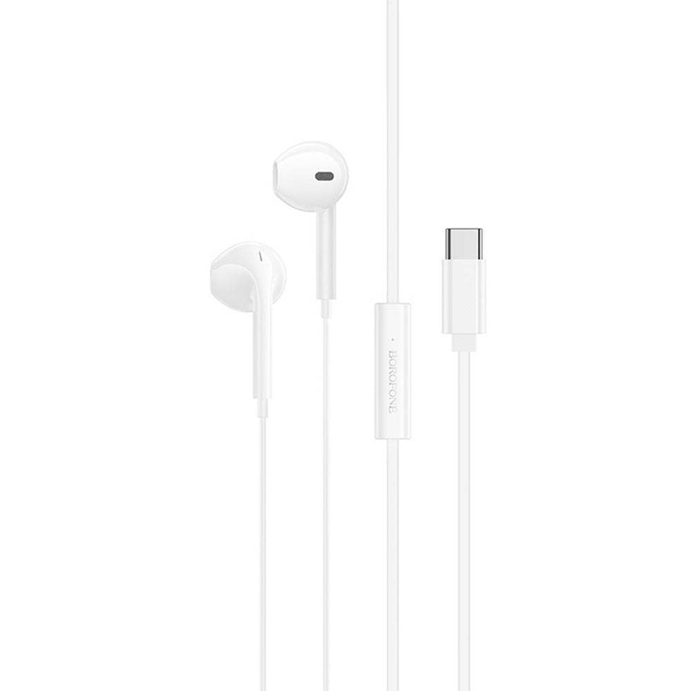 Handsfree USB-C Borofone BM99 Star, Biela