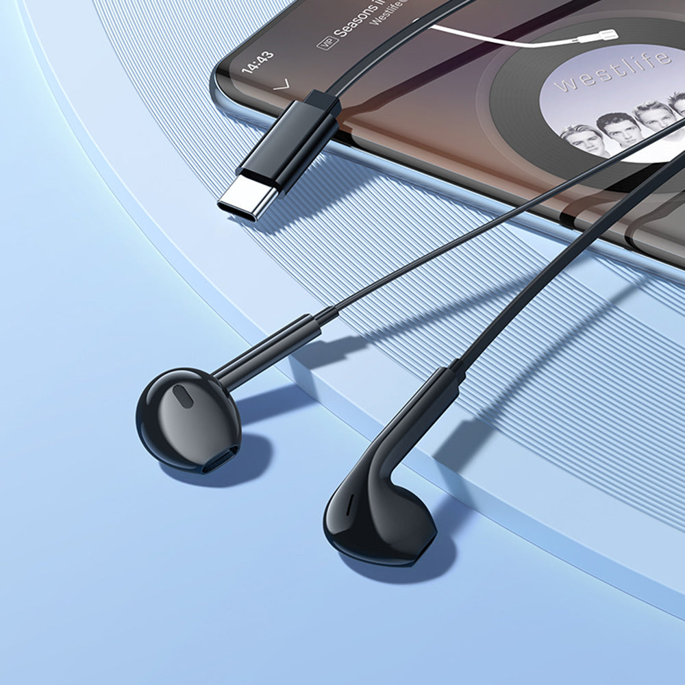 Handsfree USB-C Borofone BM99 Star, Čierna