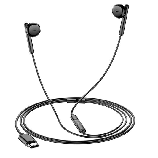 Handsfree USB-C HOCO M93, Čierna