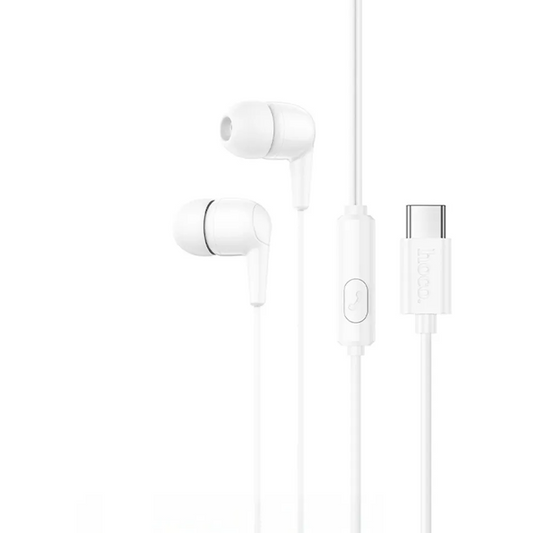 Handsfree USB-C HOCO M97, Biela