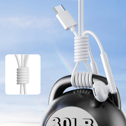 Handsfree USB-C Joyroom JR-EC05, Biela
