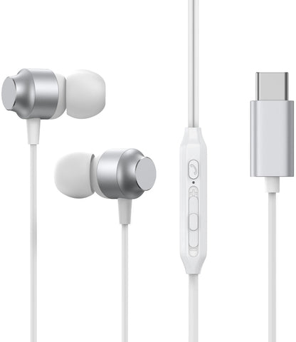 Handsfree USB-C Joyroom JR-EC06, Strieborný