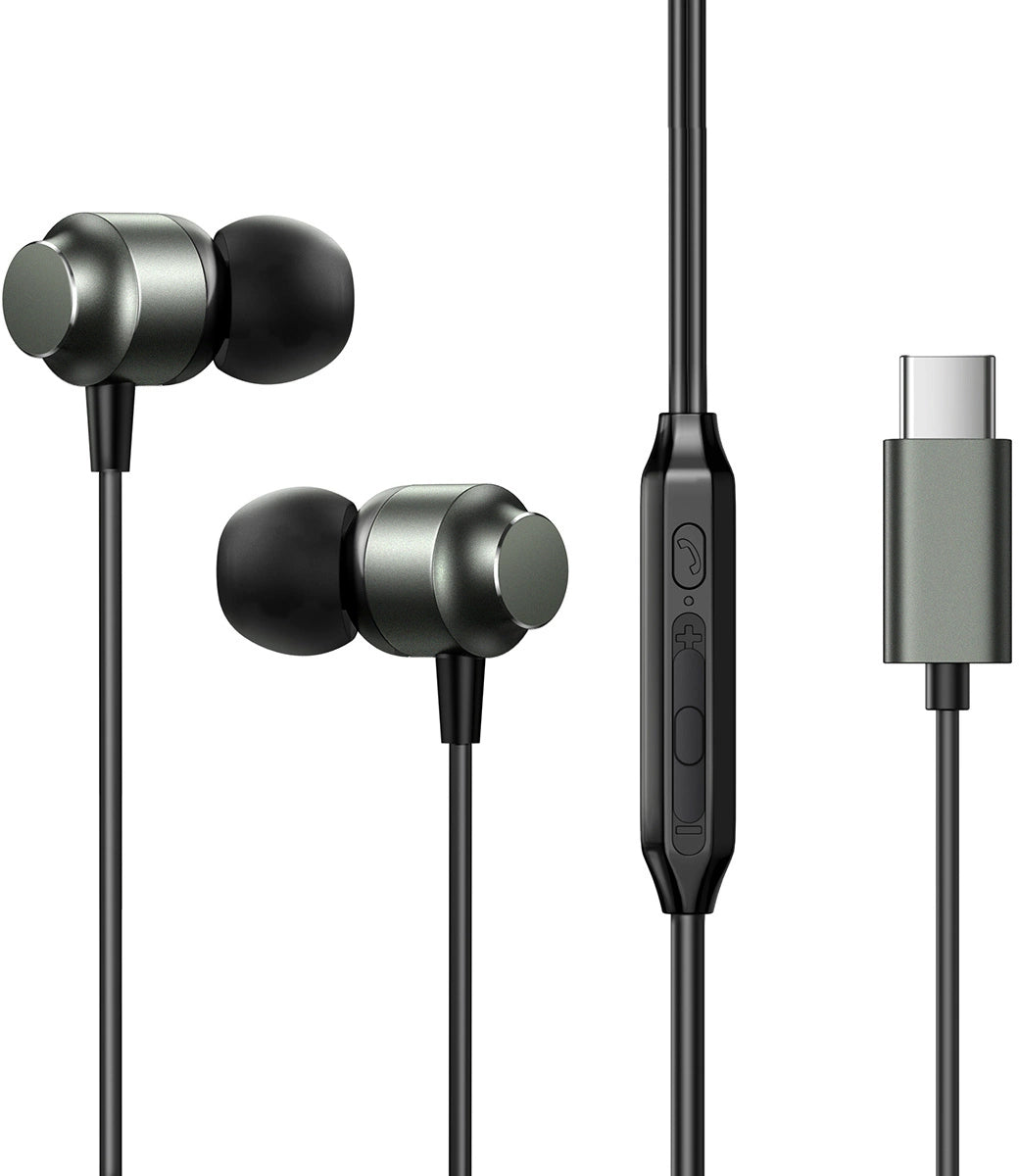 Handsfree USB-C Joyroom JR-EC06, Sivá