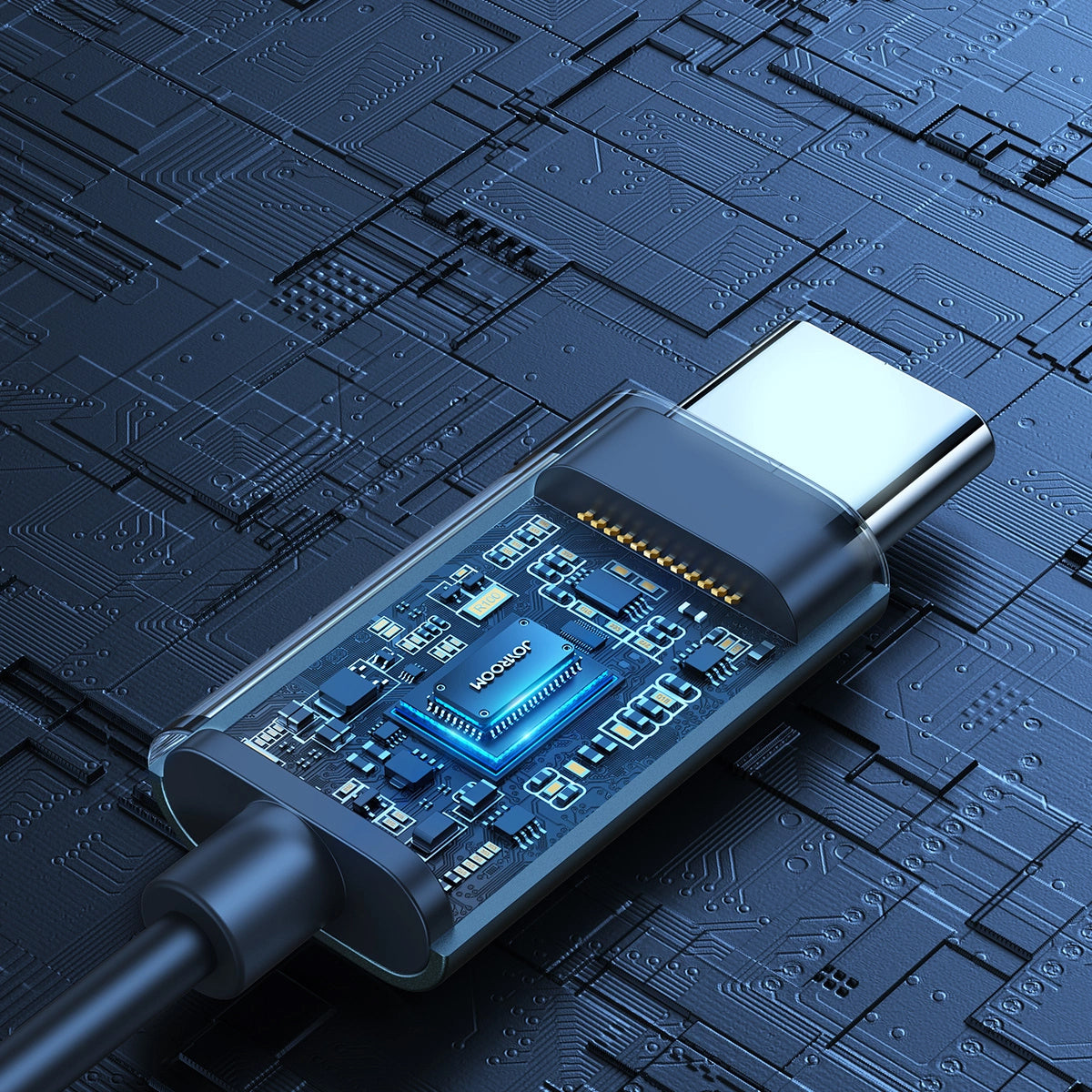 Handsfree USB-C Joyroom JR-EC06, Sivá