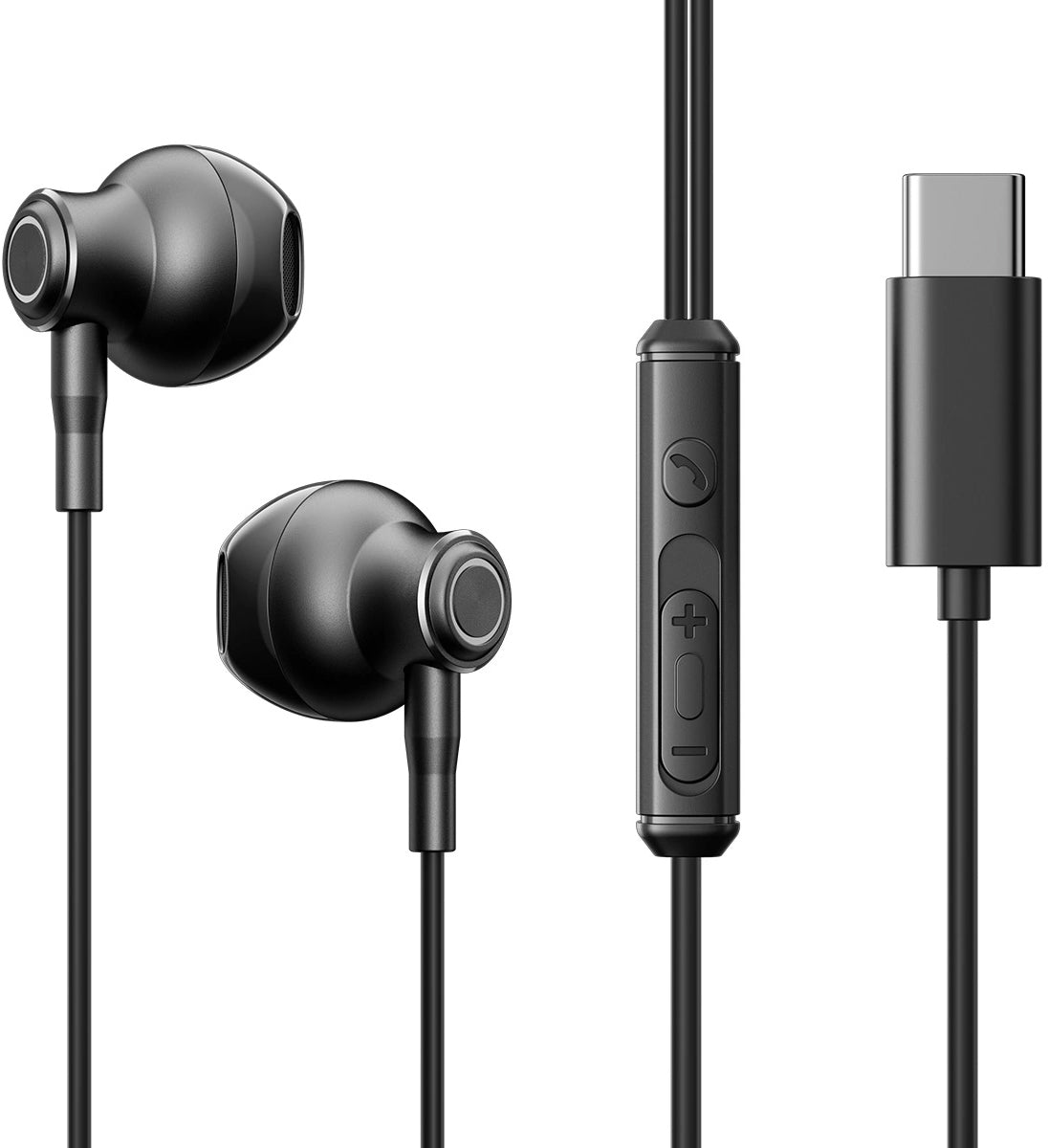 Handsfree USB-C Joyroom JR-EC07, Čierna