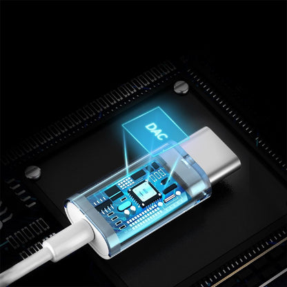 Handsfree USB-C McDodo HP-7500, Biela