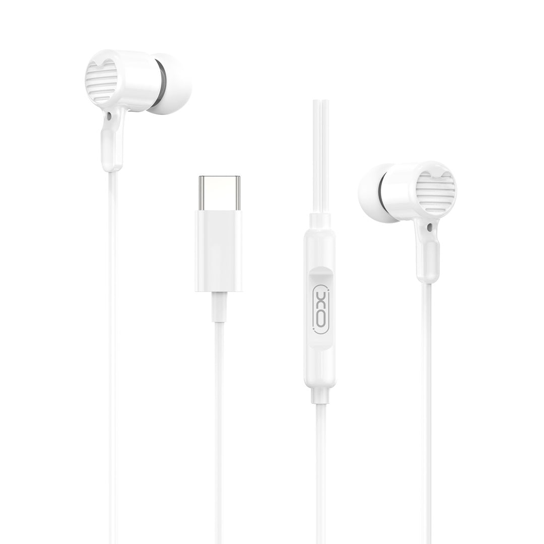 Handsfree USB-C XO Design EP81, Biela