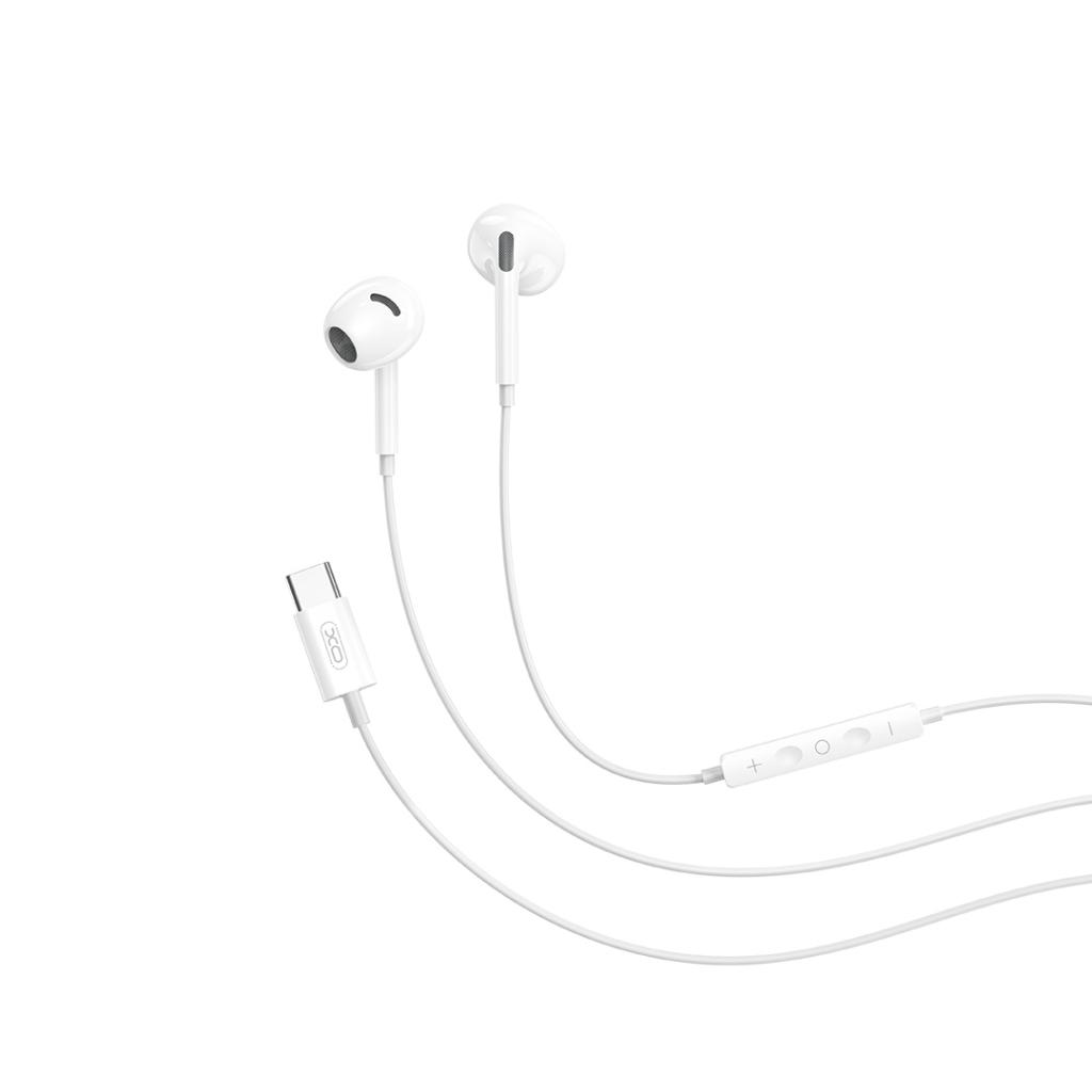 Handsfree USB-C XO Design EP78, Biela