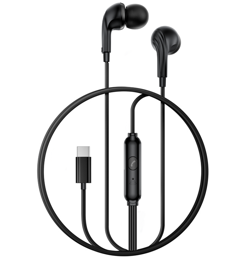 Handsfree USB-C XO Design EP82, Čierna