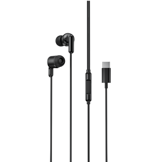 Handsfree USB-C XO Design EP84, Čierna
