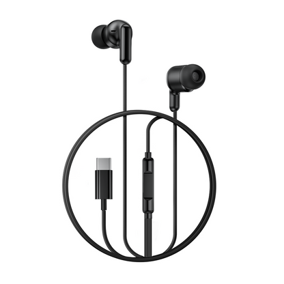 Handsfree USB-C XO Design EP84, Čierna