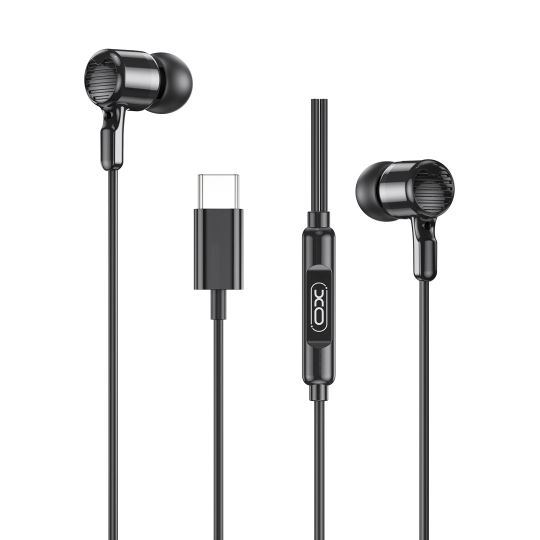 Handsfree USB-C XO Design EP81, Čierna