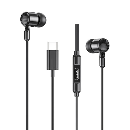 Handsfree USB-C XO Design EP81, Čierna