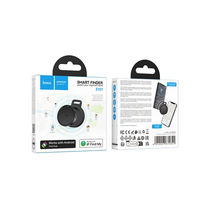 HOCO SmartTag E101 pre iOS / Android sériu, čierna