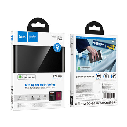 HOCO SmartTag Passport E91G pre iOS Series, Čierna