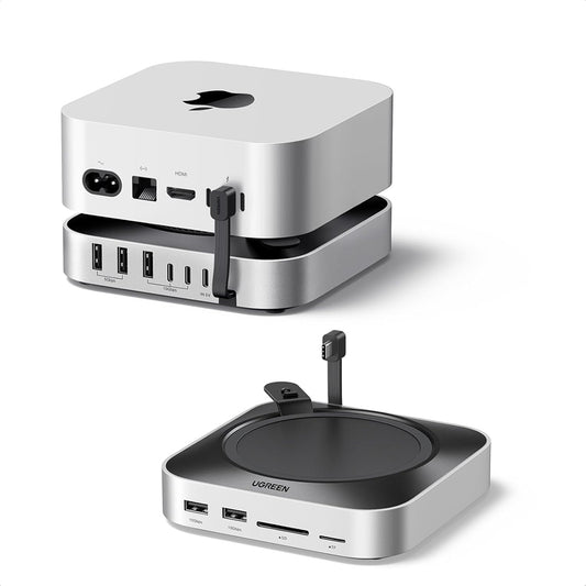 Multifunkčný hub UGREEN CM841A (95094) pre Apple Mac Mini M4 / Pro, 10v1, sivý