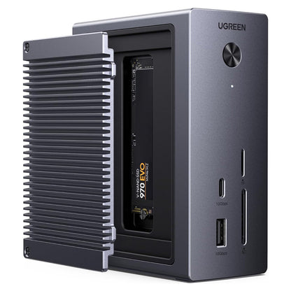 Multifunkčný Hub UGREEN CM923 (55735), 10v1, Sivý