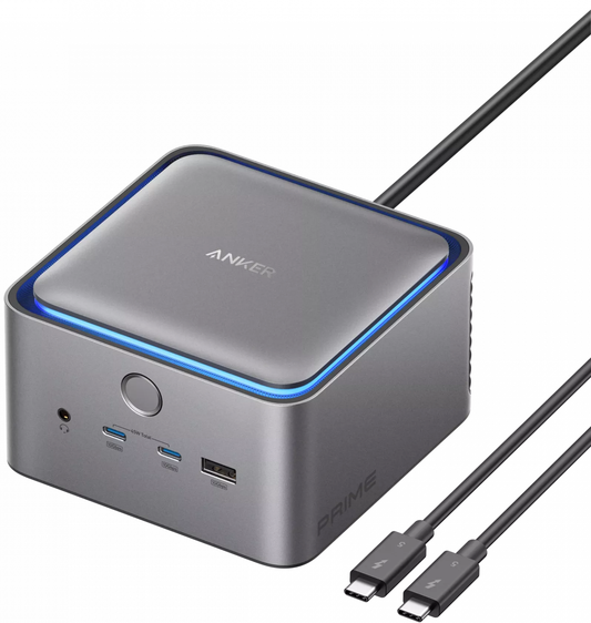 Hub Thunderbolt Anker Prime TB5, 14v1, Sivá A83B53A1