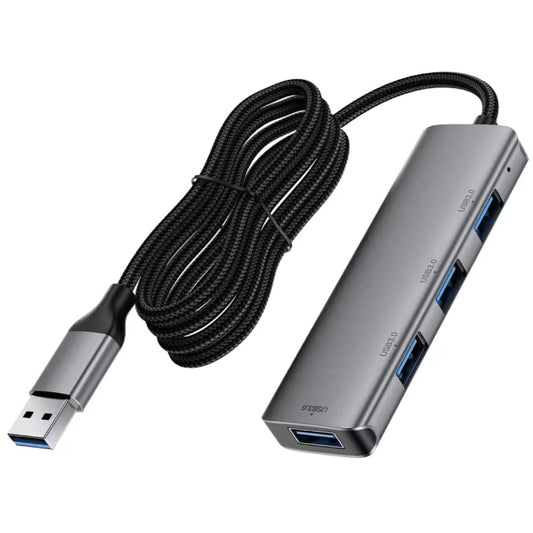 Hub USB Acefast J17, 4v1, Sivý