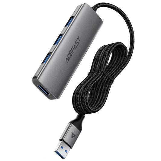Hub USB Acefast J17, 4v1, Sivý