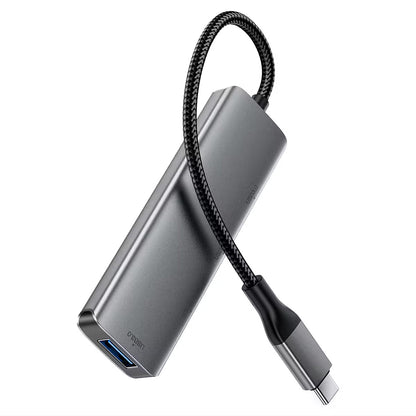 Acefast J15 USB-C Hub, 4-in-1, Gray