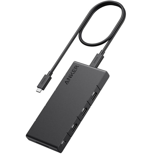 Hub USB-C Anker, 1 x USB-A 3.0 - 2 x USB-A - 3 x USB-C - 2 x HDMI - 1 x RJ45 - 1 x SD, Čierny A83A2G11