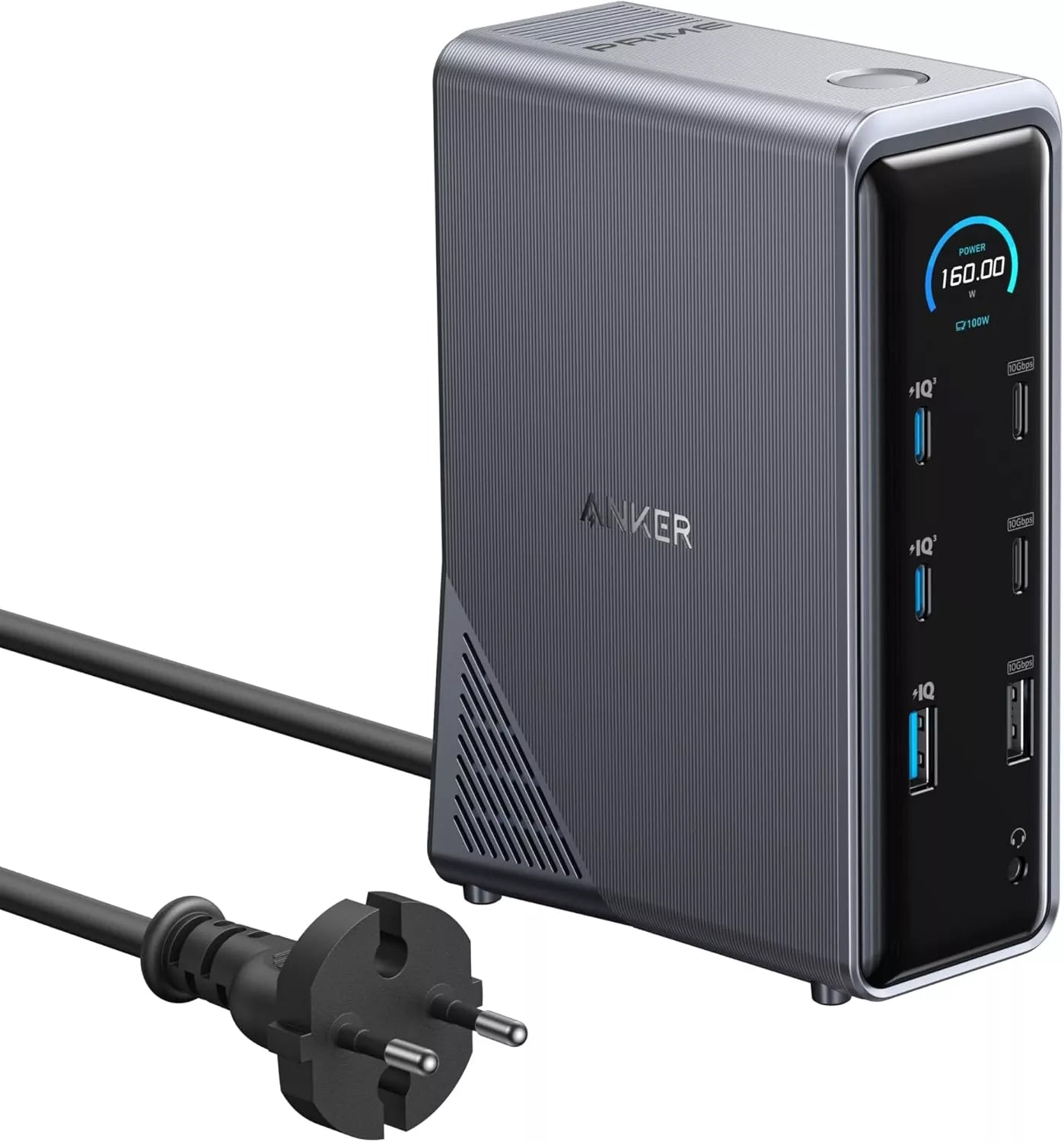 Multifunkčný Hub Anker Prime 737, 2 x USB-A 3.0 - 3 x USB-A - 5 x USB-C - 2 x HDMI - 1 x Jack 3.5mm - 1 x RJ45, Čierny A83B63A1