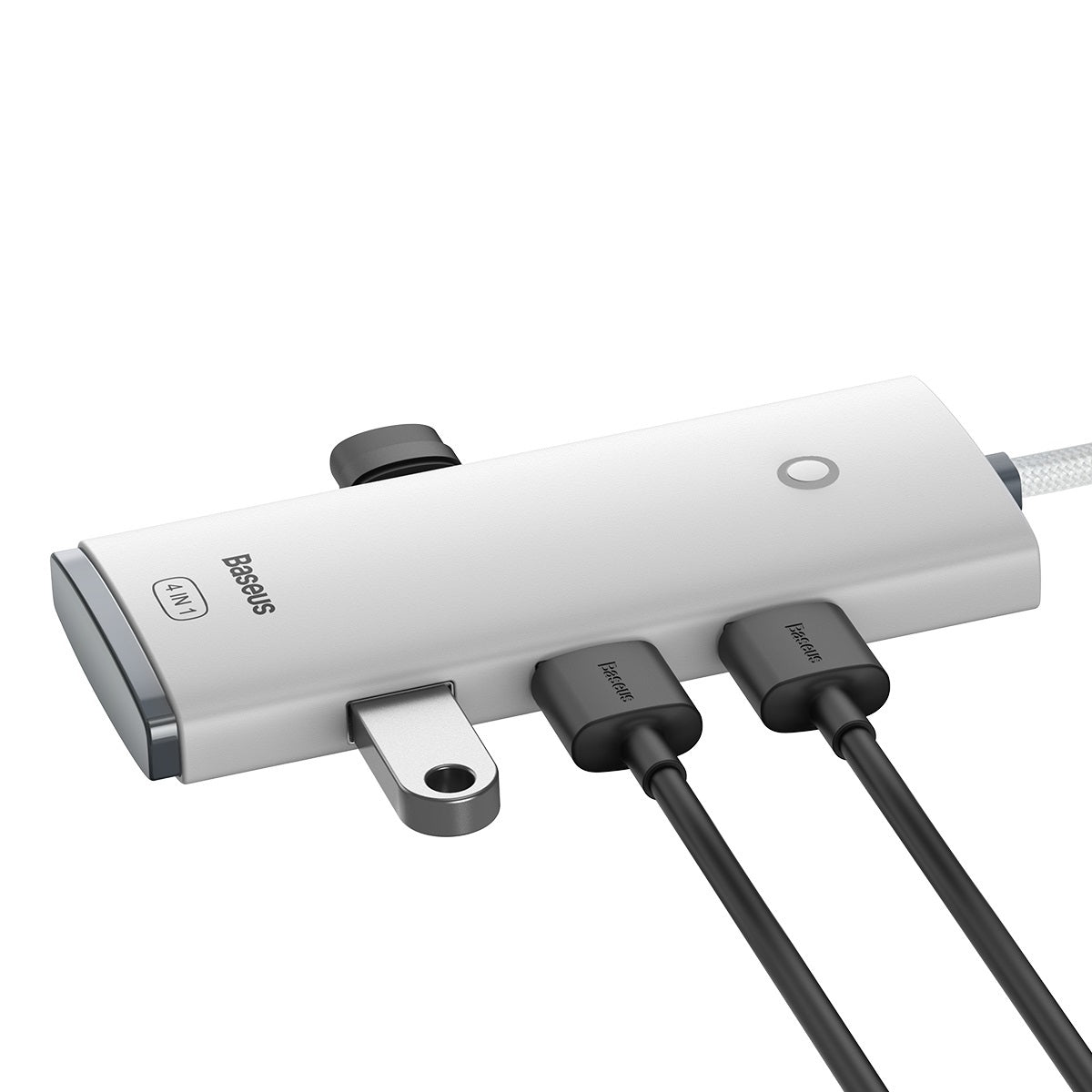 USB-C Hub Baseus Lite, 4 x USB-A 3.2, 2m, Biela