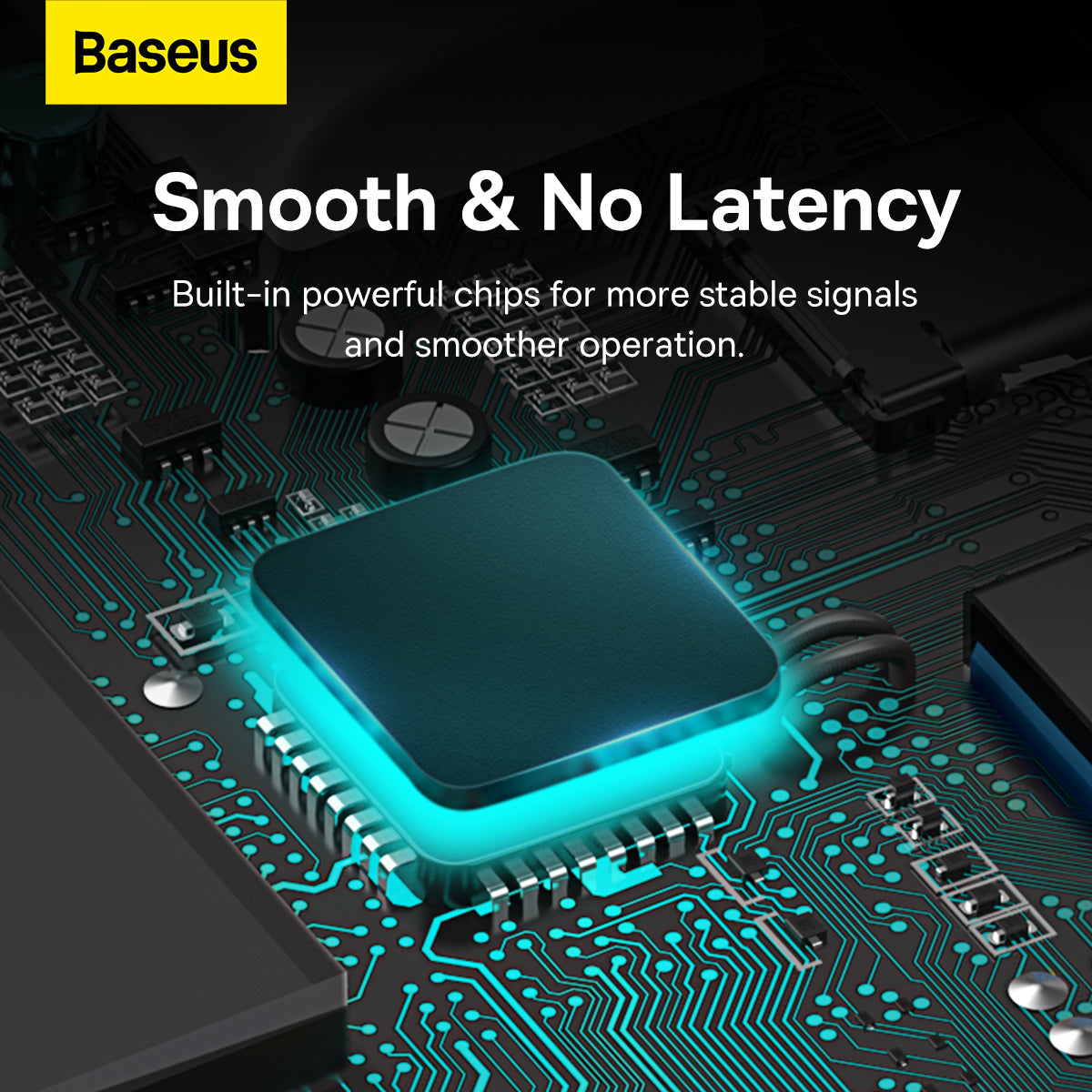USB-C Hub Baseus Lite, 4 x USB-A 3.2, 2m, Biela