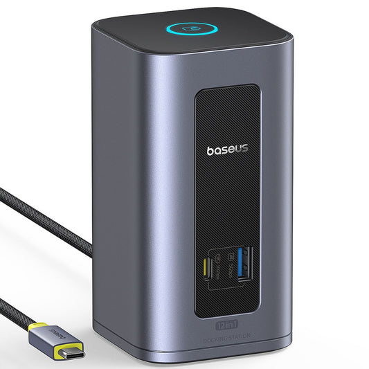 Hub USB-C Baseus Nomos NU1 Air Spacemate, 12in1, Sivý B0114400