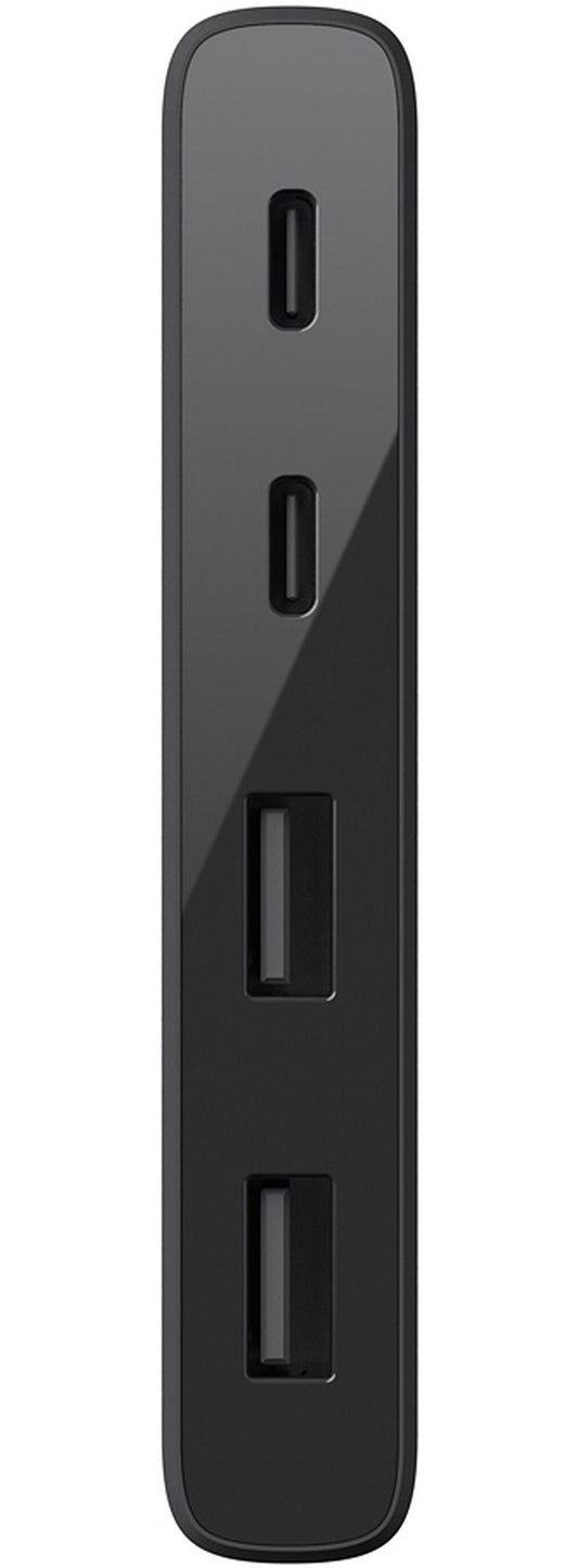 USB-C rozbočovač Belkin Mini, 2 x USB-A 3.1 - 2 x USB-C, čierny F4U090btBLK