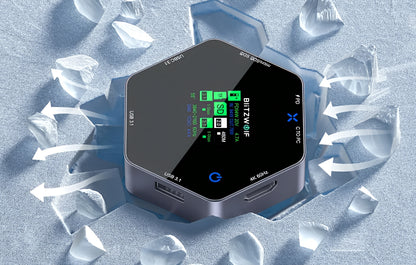 USB-C Hub BlitzWolf BW-TH16, 8v1, Sivý