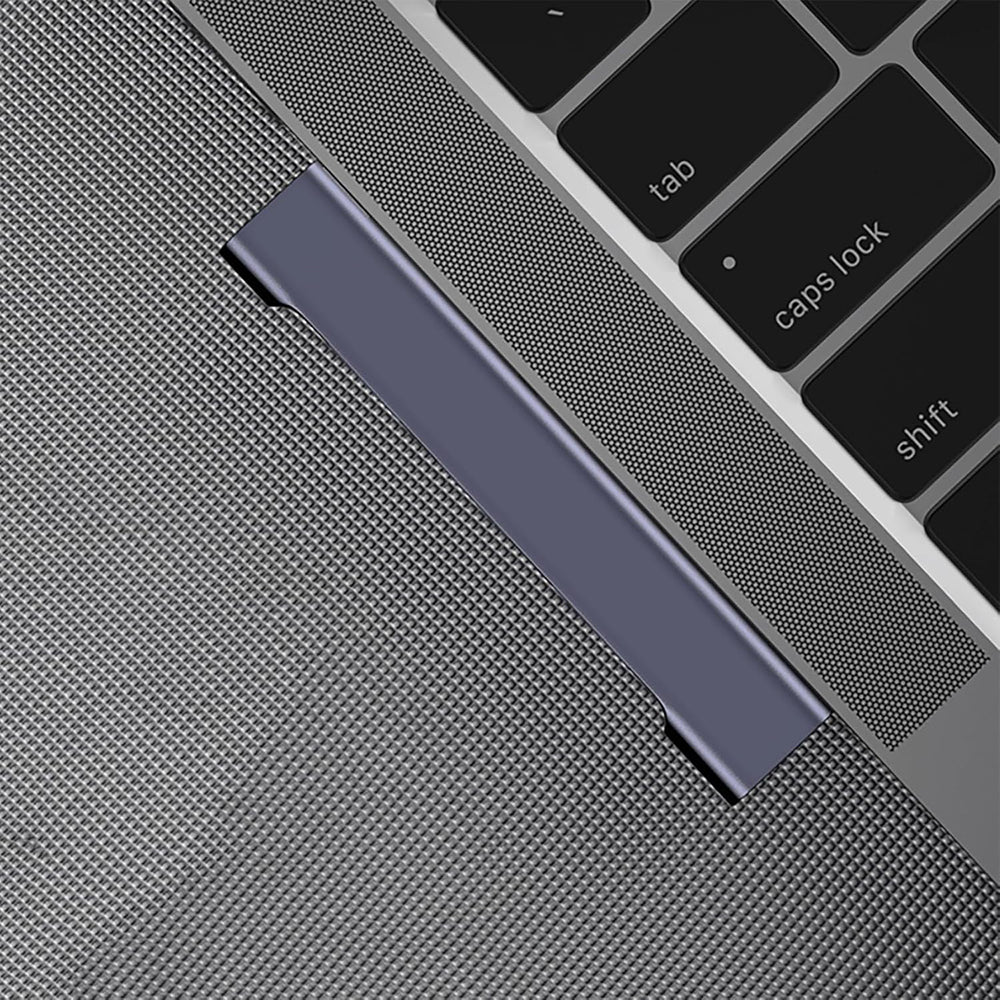 Hub USB-C Techsuit H12 ZenithDock, 4in1, Sivý