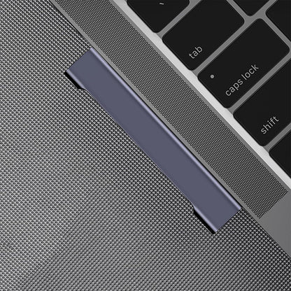 Hub USB-C Techsuit H12 ZenithDock, 4in1, Sivý